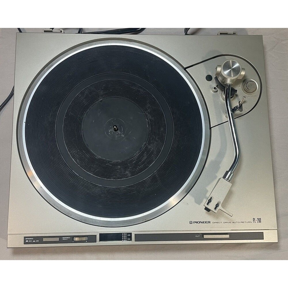 Pioneer PL-200 Turntable- Counter Weight Broken Off